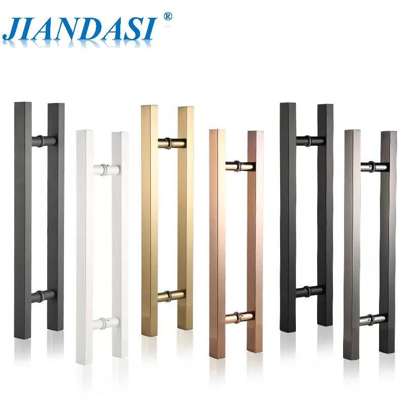 Hot sale Square tube  H Shape Door handle