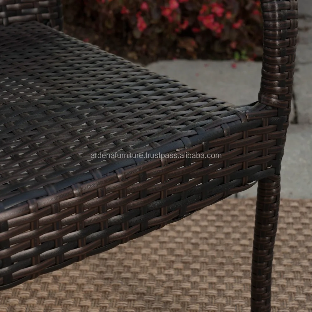 Ресторан стул Обеденные Столы Набор знаменитый Ardena патио деревенский ротанг Досуг для ресторана уличная мебель современная
