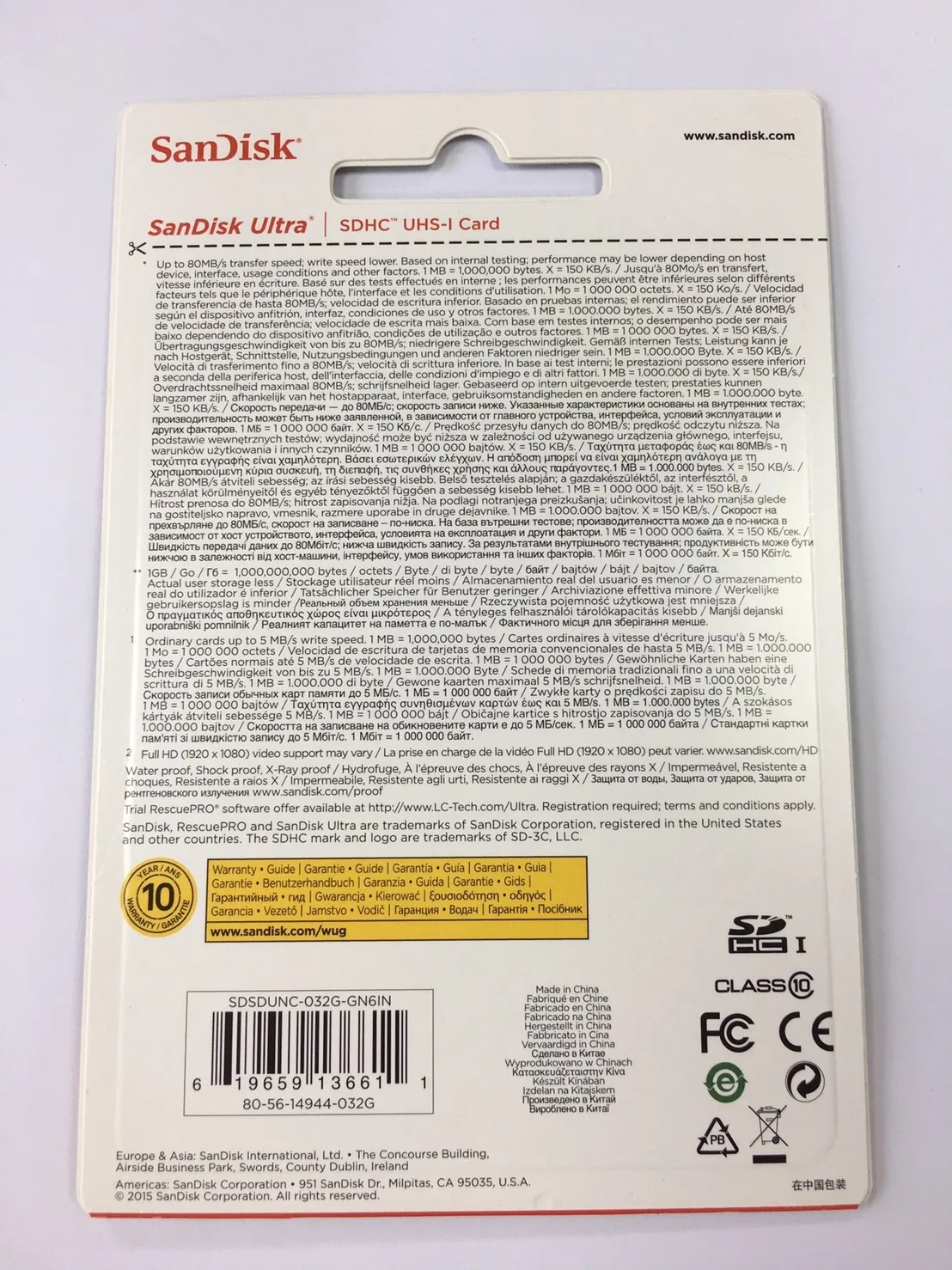 Wholesale Sandisk Original Ultra 64GB Sd Memory Card