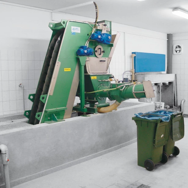 Компактная предварительная обработка (Экранирование/удаление масла и жира и удаление зернистости)