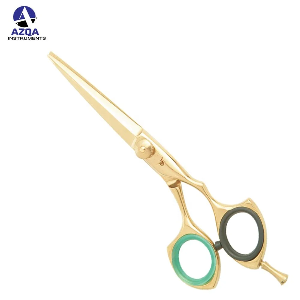 Hairdressing Shears Convex/Bevel Edge Stainless Steel Satin Finish Hair Cutting Barber Salon Razor Edge Scissors