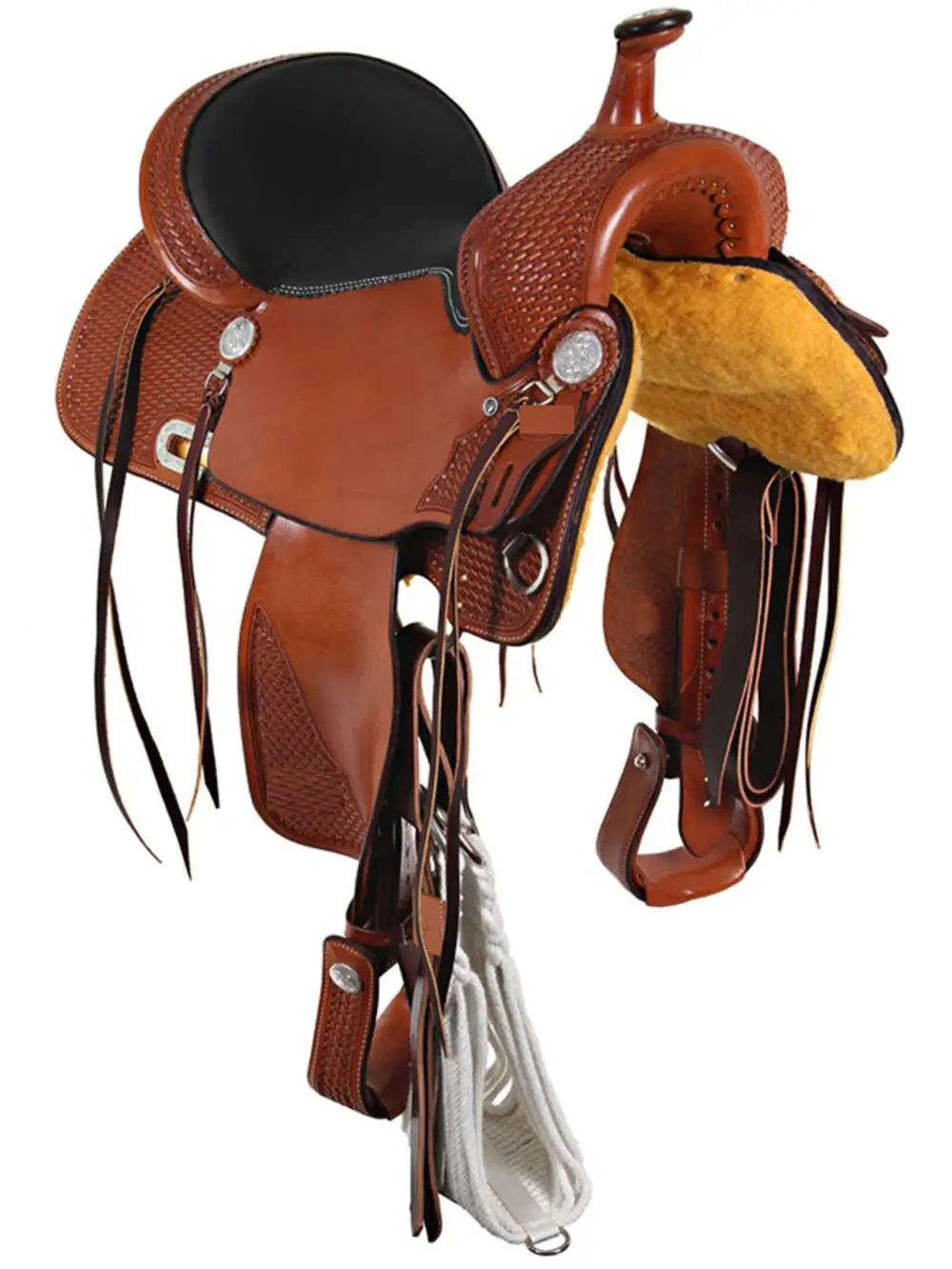 Leather England dressage saddle for horse riding/horse saddles