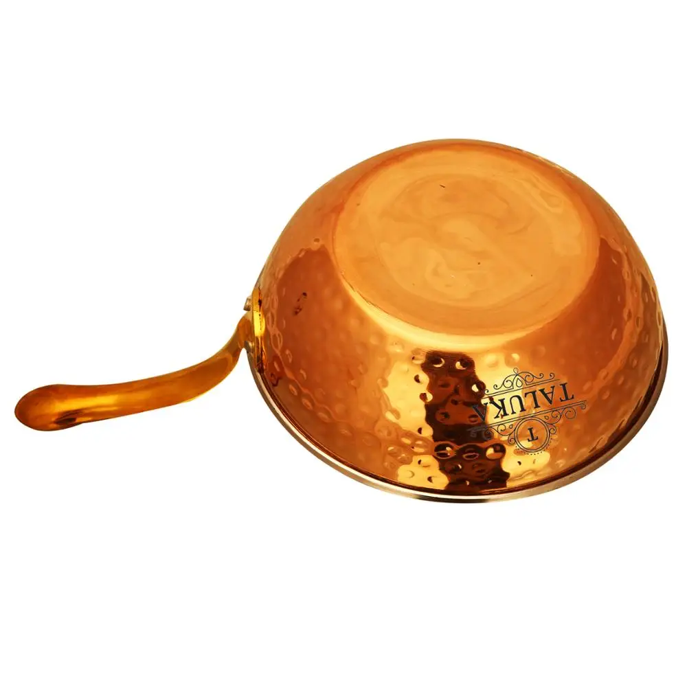 Wholesale Supplier Handmade Serving Hammer 25 Oz Copper Non Stick Fry Pan