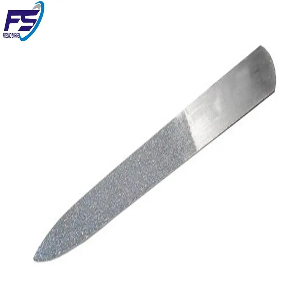 Customized High Quality Emery Board Half Moon Zebra Nail File OEM Silkscreen Logo Printed Nail File for Home Salon Manicure Tool