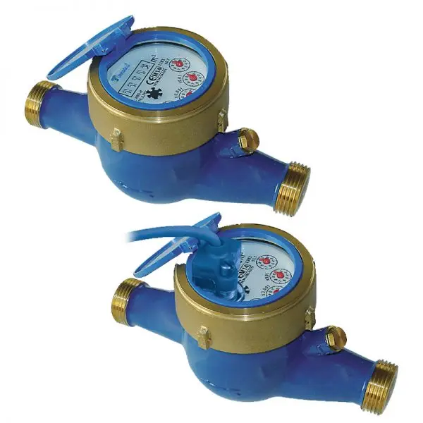 
DN20 Multi-Jet Dry Dial Water Meter Class B pulse output 