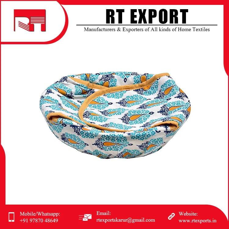 Wholesale Price Printed Cotton Bread Baskets Best Quality Product .