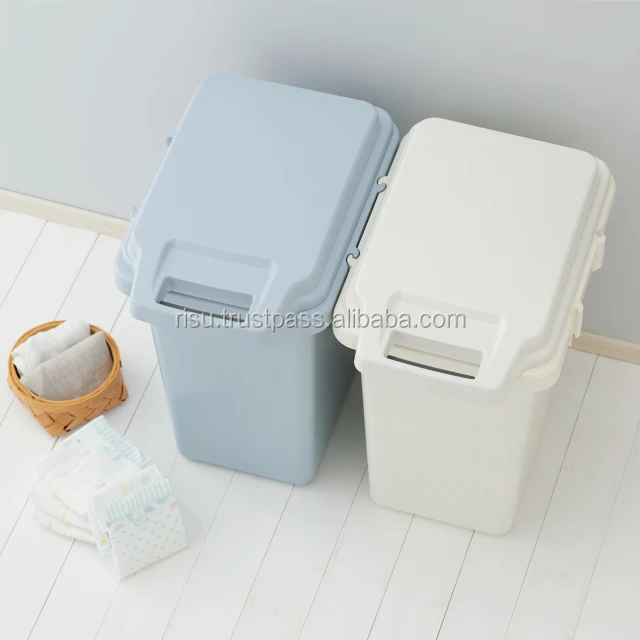 High quality and Functional Pet connectable trash can with rubber packing for deodorizing effect , with plastic bag holder