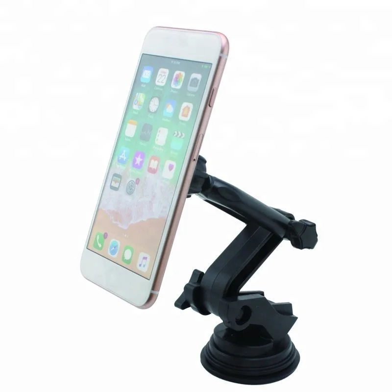 Long Arm Universal Magnetic Cradle Windshield Dashboard Cell Phone Mount Holder