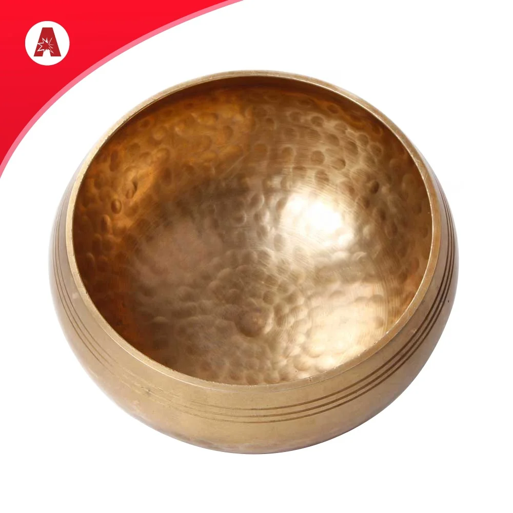Поющая чаша из тибетской цепи, произведенная в Непале-идеально подходит для медитации, исцеления чакр, молитвы, привычного исцеления-Тибетские поющие чаши