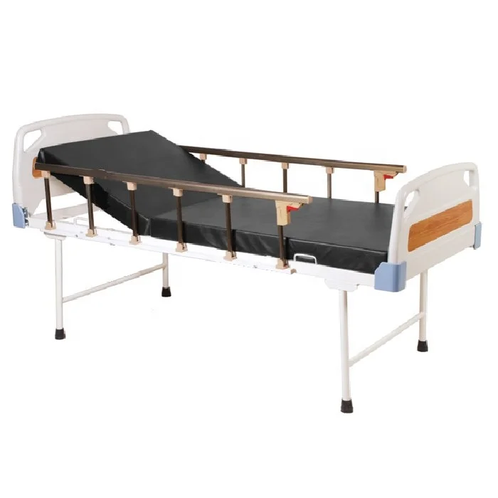 Single Function Hospital Medical Bed with Fowler Position Steel/Metal Adjustable Crank for Patient Comfort