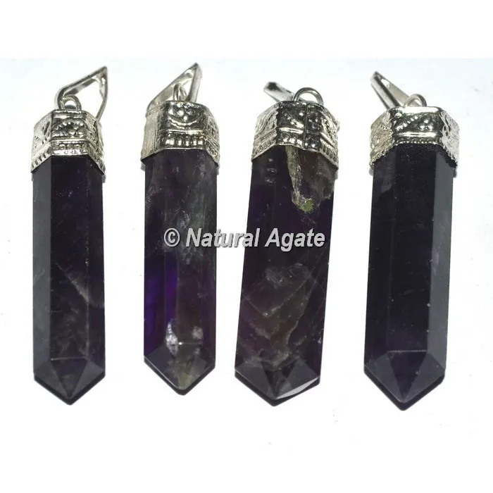 Buy Online Moss Agate Pencil Pendants