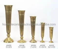 Metal Tall Brass Vase India