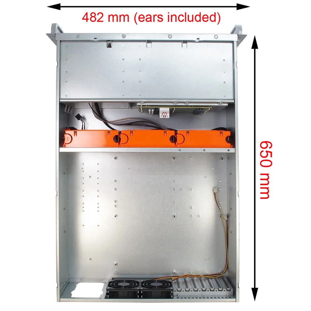 4U стойка для сервера с 10 популярными возможностями SATA/SAS Drive Bay MiniSAS