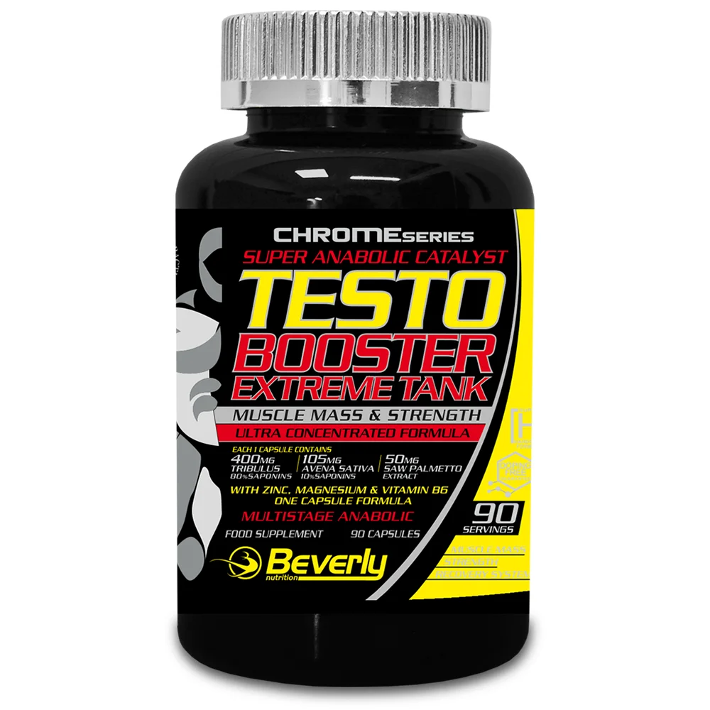 
Testo Booster Beverly Nutrition. 90 Vegetable caps. 