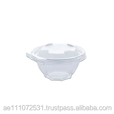 Al Bayader plastic PET Transparent tear & pull Salad fruit bowl Cold To Go bowl from Dubai UAE