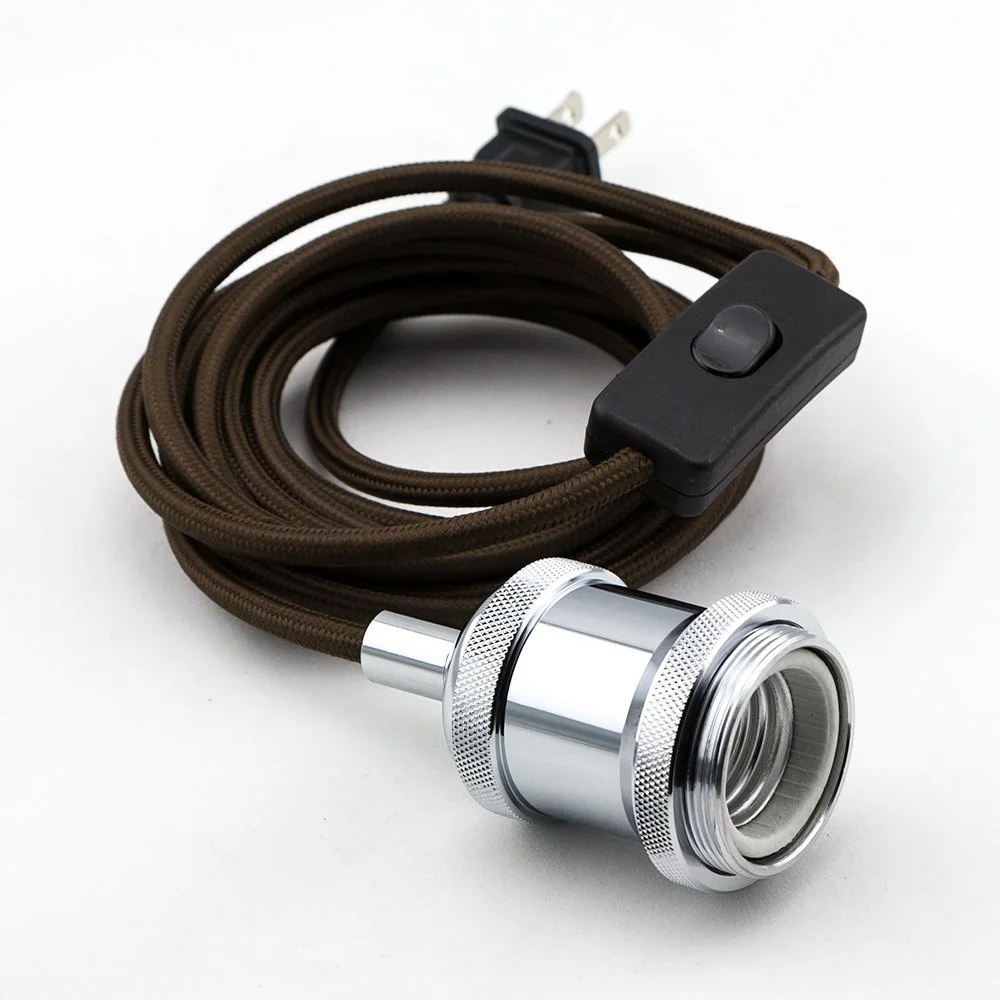 Алюминиевая металлическая крышка керамический патрон Эдисон Освещение Подвеска Аксессуары