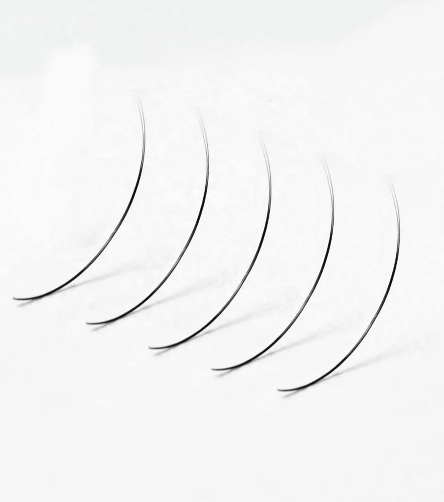 Wholesale manufacture eyelash extension silk mink ellipse flat eyelashes best manufacture vietnam 2020