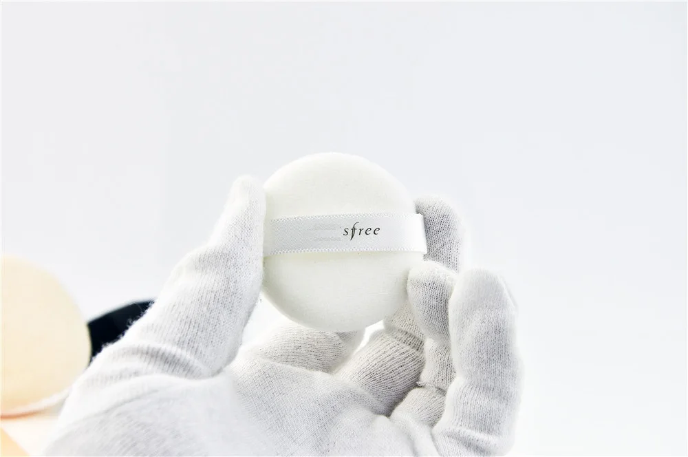 OUMO-многоцветная пуховка из 100% хлопка круглой/треугольной/форме сердца для косметического макияжа