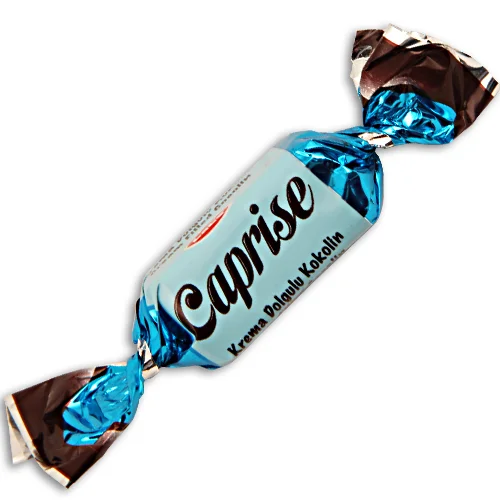 Caprise MILK CREAM FLAVORED DOUBLE TWIST COMPOUND TURKISH CHOCOLATE CONFECTIONERY