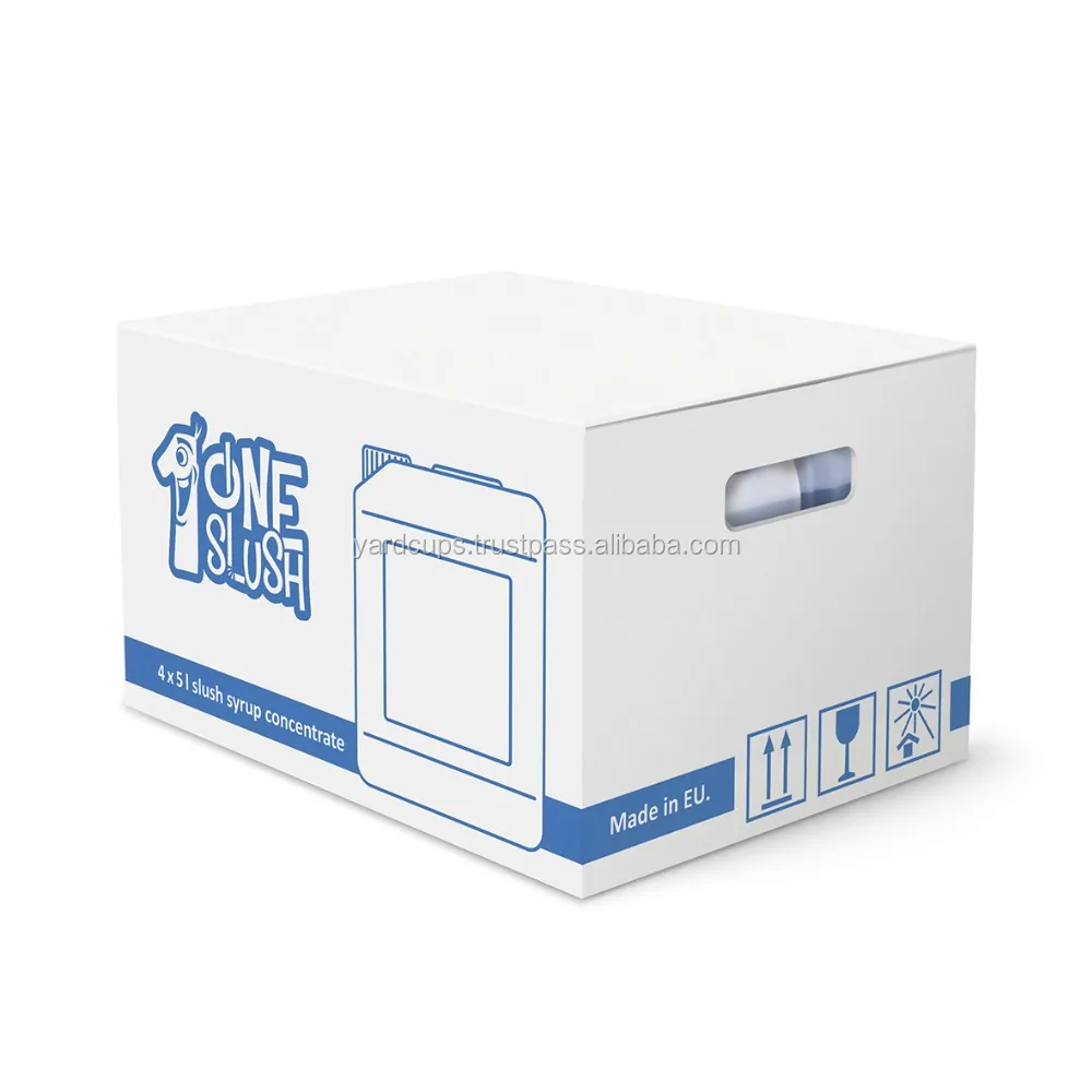 
Slush ice syrup concentrate 5 liters 1:7 mix ratio 