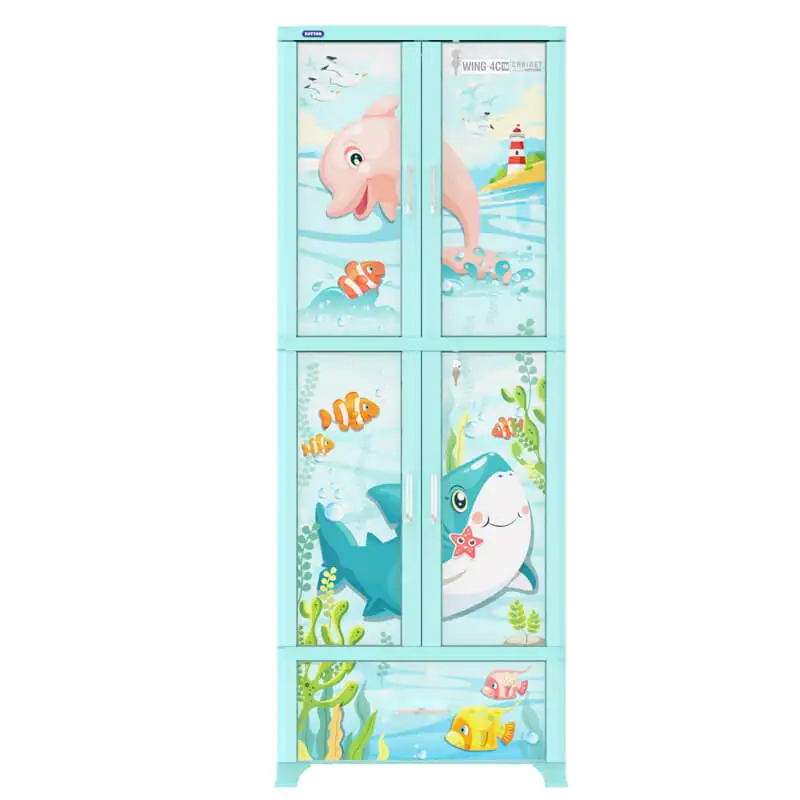 
Best selling eco-friendly plastic Drawer Cabinet handle made in Vietnam Code 1158 Wing 2C-3N 3 drawers best quality 