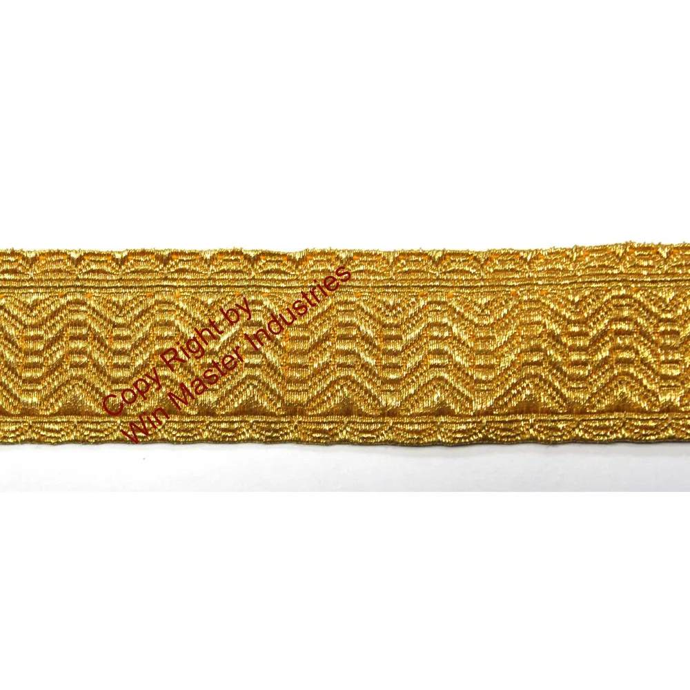 Артиллерия золото проволочной оплетки кружевной 50 мм для парадная форма торжественное сотрудников форма оплетка шнурки
