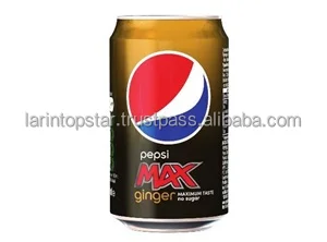 Pepsi Max Ginger Can 330ml Carbonated Drink / Canned Soft Drink