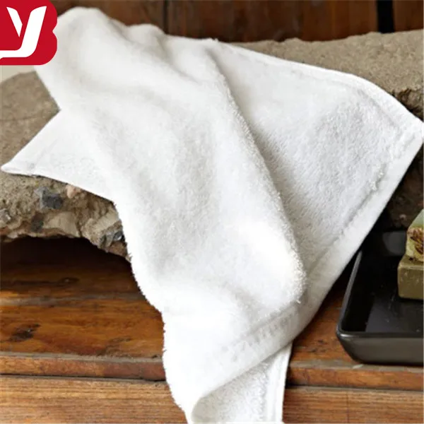 Factory custom soft white disposable single pack cotton wet wipe wet towel for restaurants and hotels