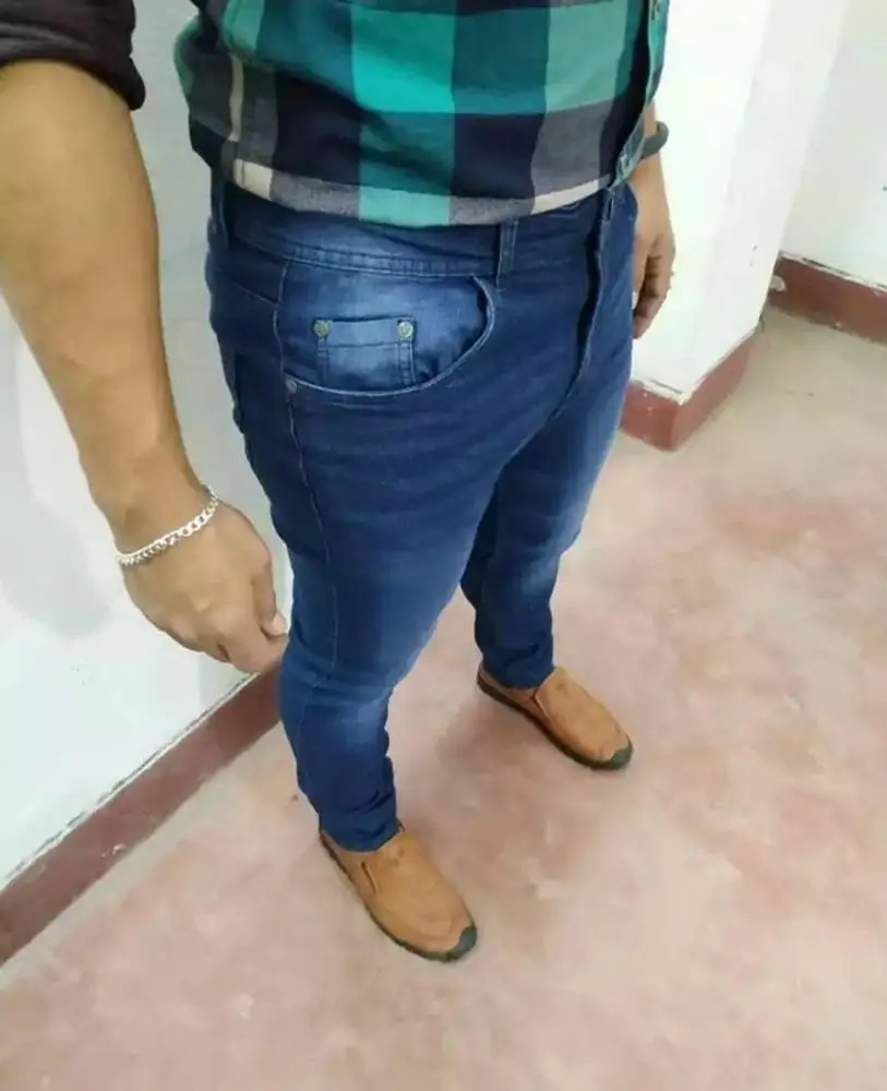 Bangladeshi New Arrival Cotton Exportable Super Skinny Means Jeans Stretch Ripped Biker Distressed Denim Jeans  Pants