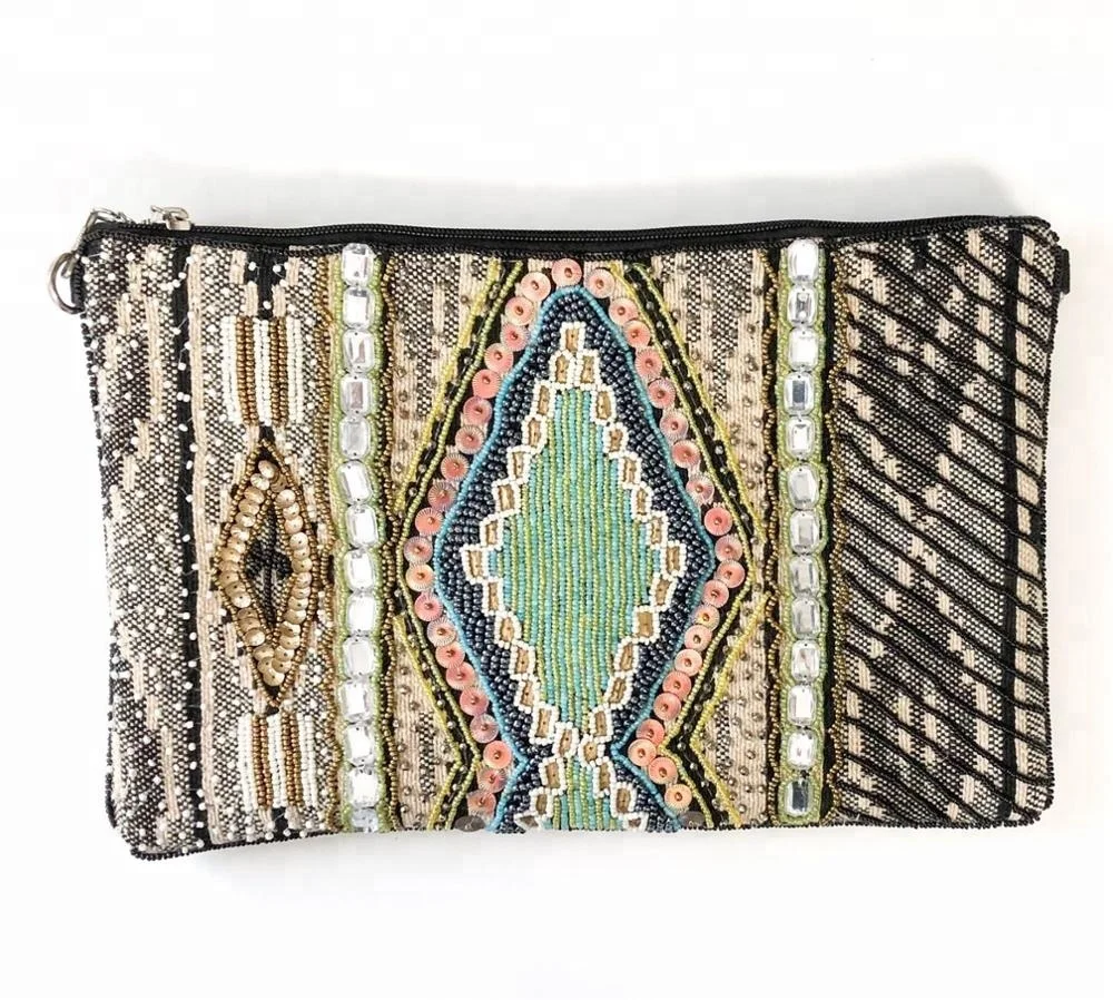 Beads Bags Ladies Pouch Bag Evening Party Clutch for women Beach Bag wholesale