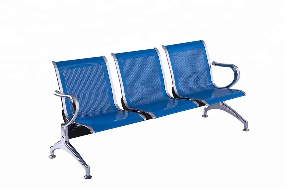 
Airport Reception Waiting Room Chair Lobby Waiting Bench 3 Seat Steel Waiting Chairs 