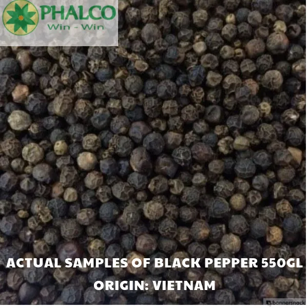 Высококачественный черный и белый перец