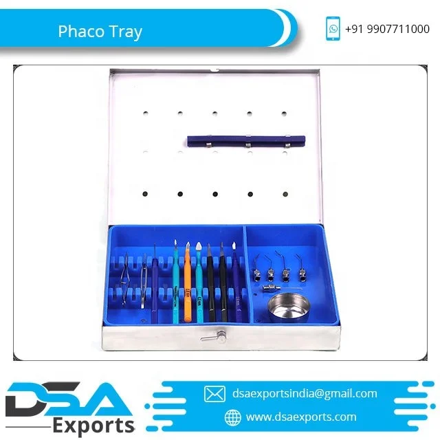 Artificial Eye Medical Ophthalmic Surgical Instruments Sterilization Tray