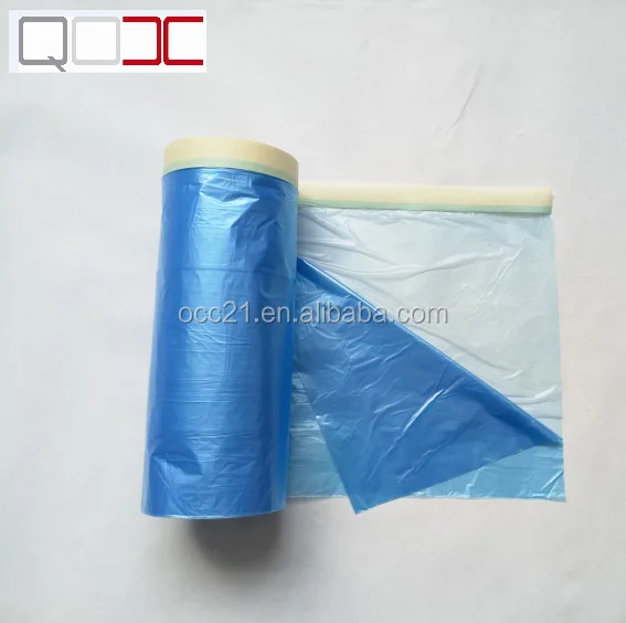 Clear Plastic Protecting Masking Film Cover Roll for Auto Vehicle