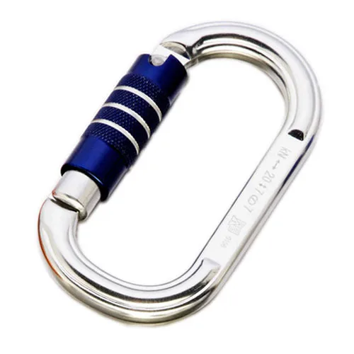 Mini Keychain Aluminum Screw Gate Swivel Carabiner