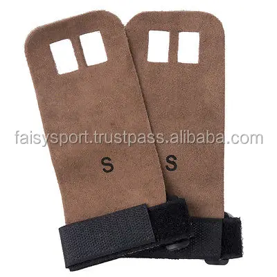 Кожаные ручки для рук Crossfit, черные