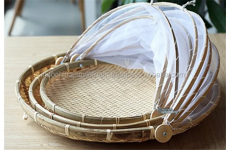 Bamboo fruit basket, fruit basket for wholesale, natural bamboo basket
