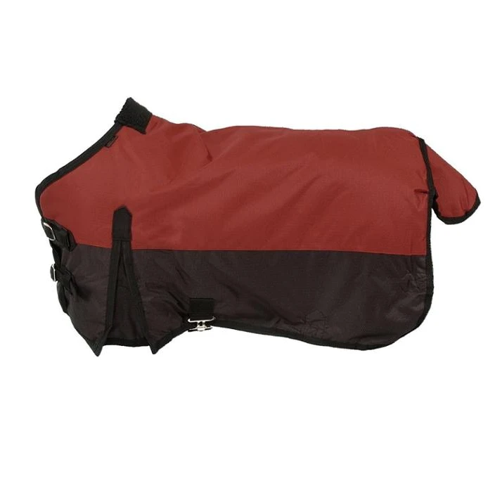 Black Brown 1680D Ballistic Nylon Turnout Blanket for Horses Waterproof Summer Horse Rugs with Ripstop Fabric Shell