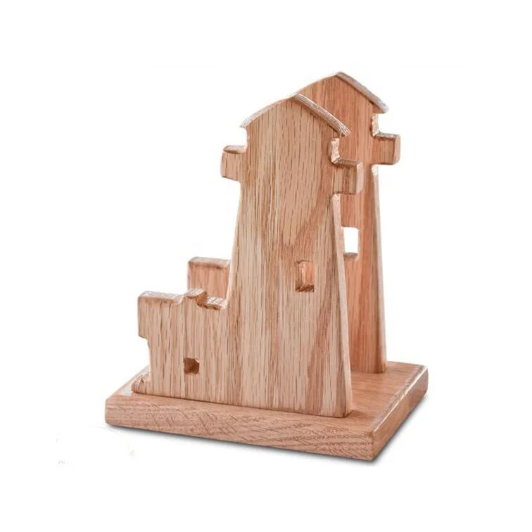 
Office Stationery Desk Organizer Wooden Heart Shape Letter Holder File Holder Document Organizer 