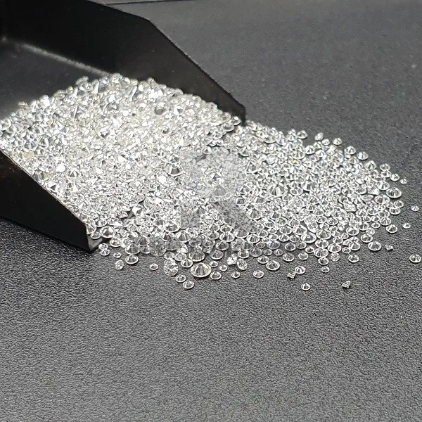 0.7 TO 1.2 MM F G Color VVS Purity Natural Diamond Polished MINUS 2 Loose Melee White Round Cut Diamond At Best Price