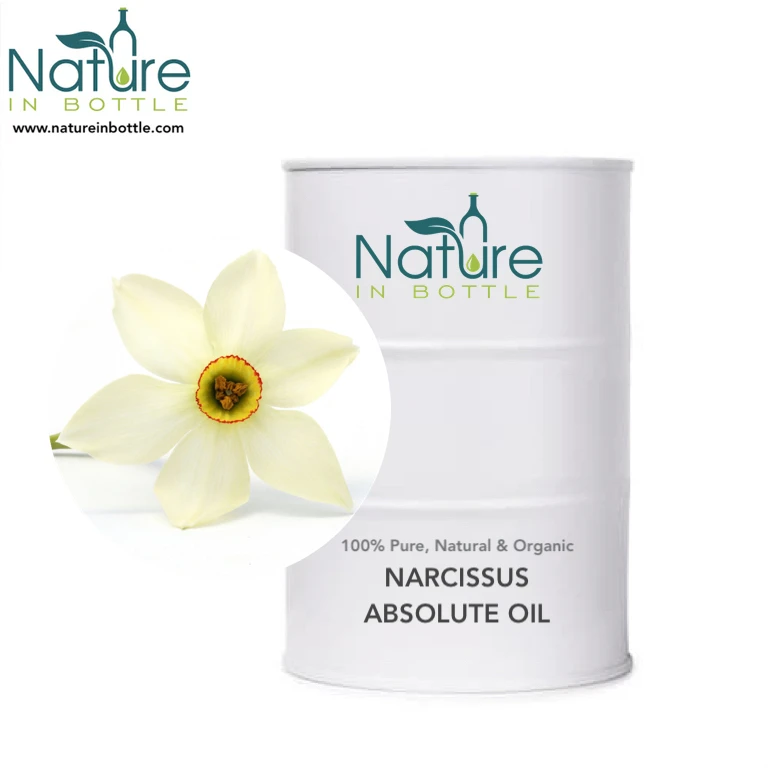 Organic Narcissus Absolute Oil | Narcissus poeticus | Nargis Absolute Oil - Organic Natural Absolutes - Bulk Wholesale Price