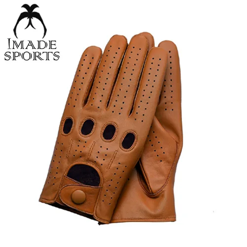 
 Мужские кожаные перчатки для вождения с закрытыми пальцами-черные, коричневые  