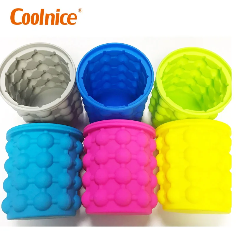 Small size Hot sales Durable Non-toxic silicone rubber ice bucket