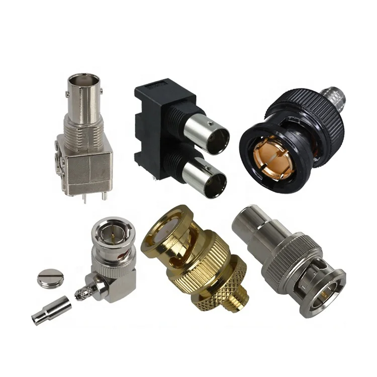 Good quality mini pcb waterproof coaxial male female CCTV cable RG11 RG174 RG316 RG58 RG6 LMR19 RF BNC connector