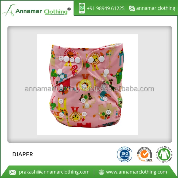 Bulk Cotton Baby Cloth Diaper extra soft more comfortable and adjustable baby diaper direct from indian supplier