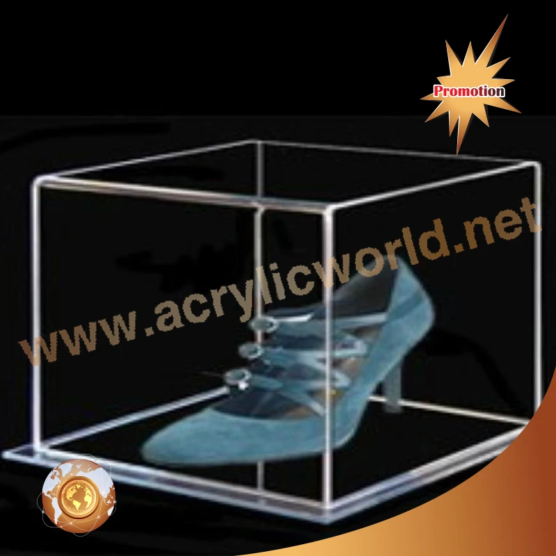 Wholesale plastic shoes display stand acrylic shoes display rack