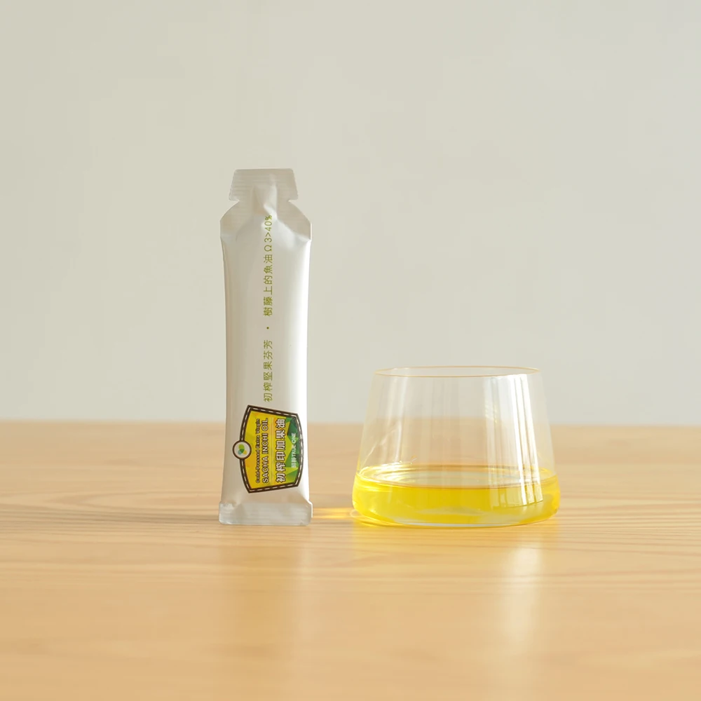 Daily convenient pack sacha inchi oil good for heart and brain health