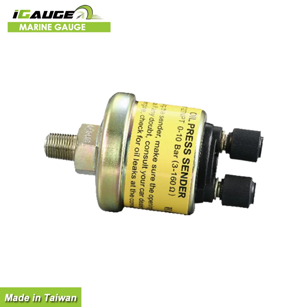 Factory Price Waterproof Pointer VDO Type Oil Pressure Gauge For Marine Automobile