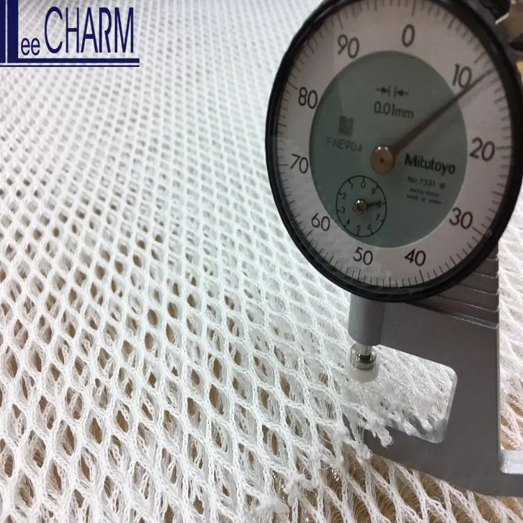 LCYP002 Taiwan 8mm Thick Heavy Duty Air Flow 3D Polyester Sandwich Mesh Fabric