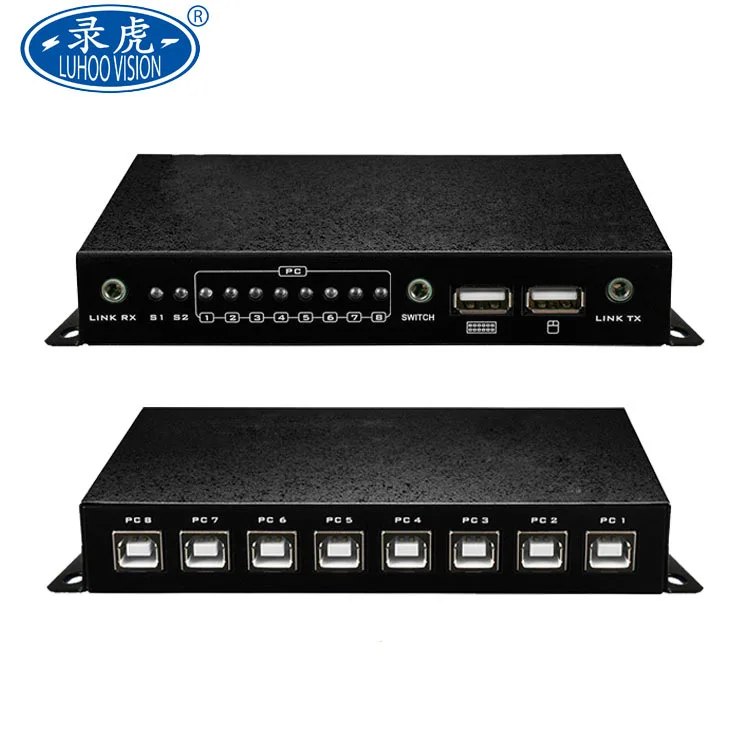 
8 Port USB Game Mouse Keyboard Synchronous Controller Gaming Synchronizer Cascade 8 cables 